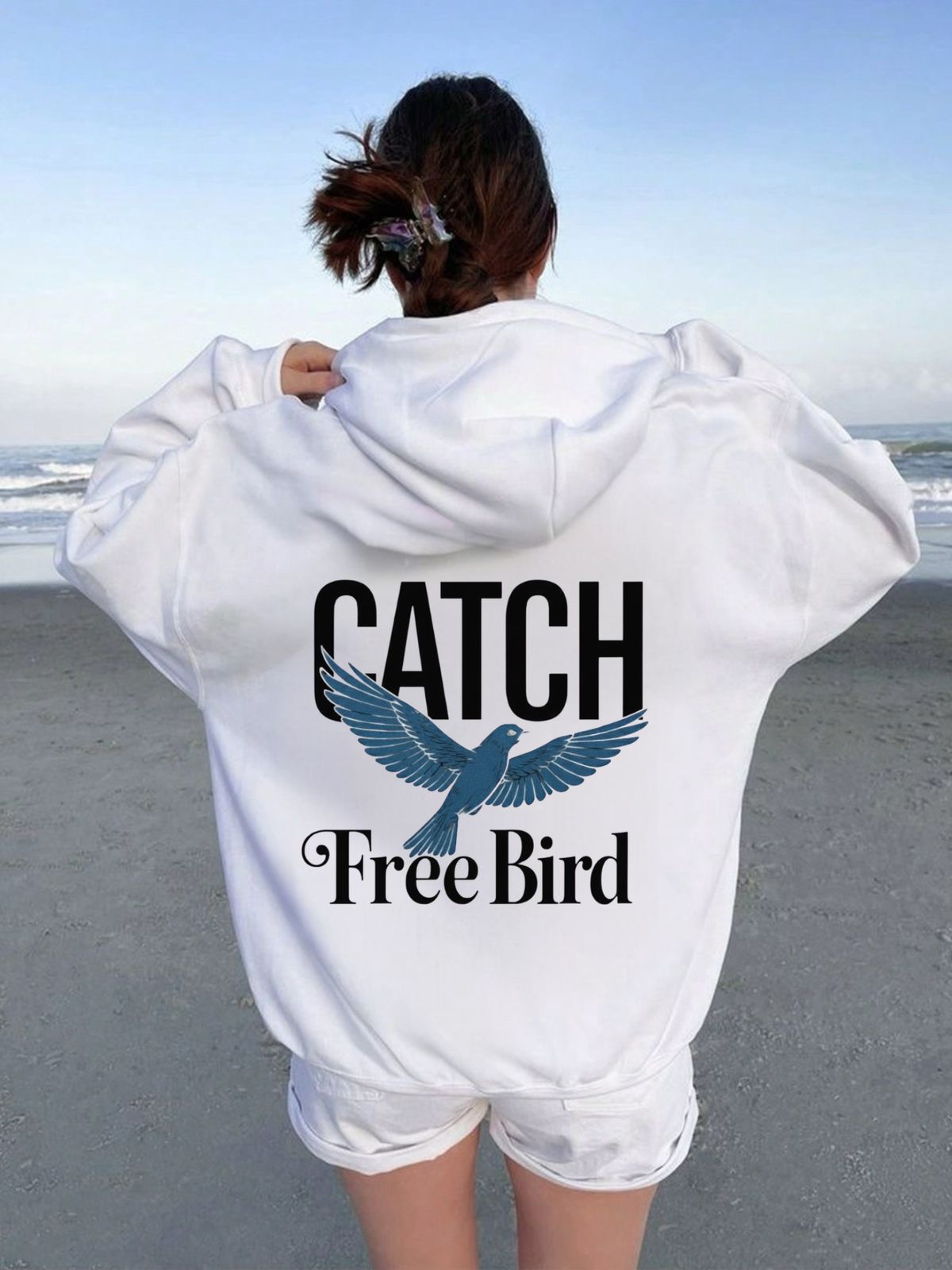 Ziura Oversized (Catch Free Bird) Fit Hoodie